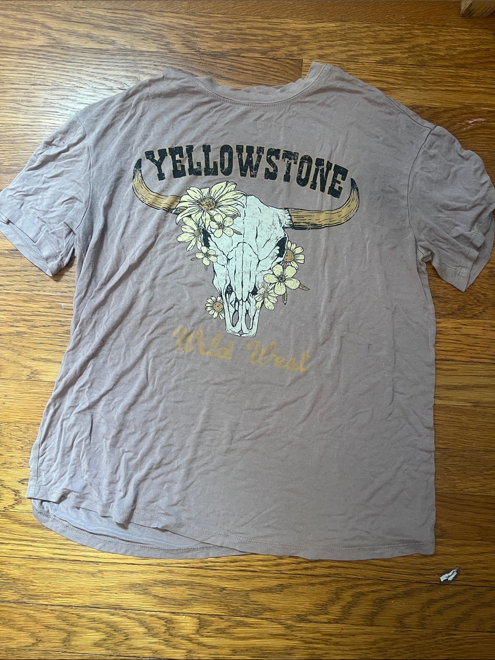 oversized yellowstone graphic tee